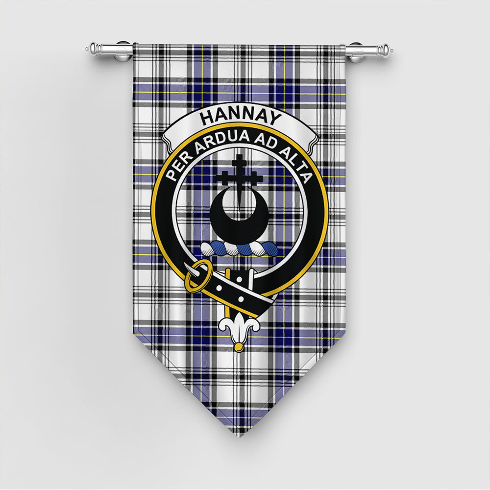 Hannay Modern Tartan Classic Crest Gonfalon