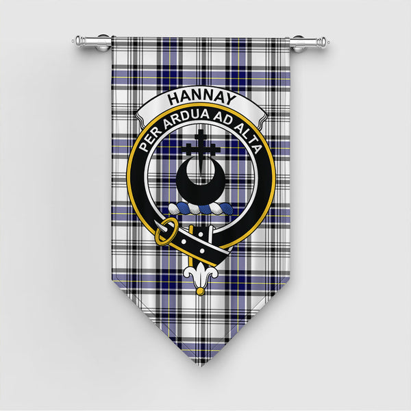 Hannay Modern Tartan Classic Crest Gonfalon