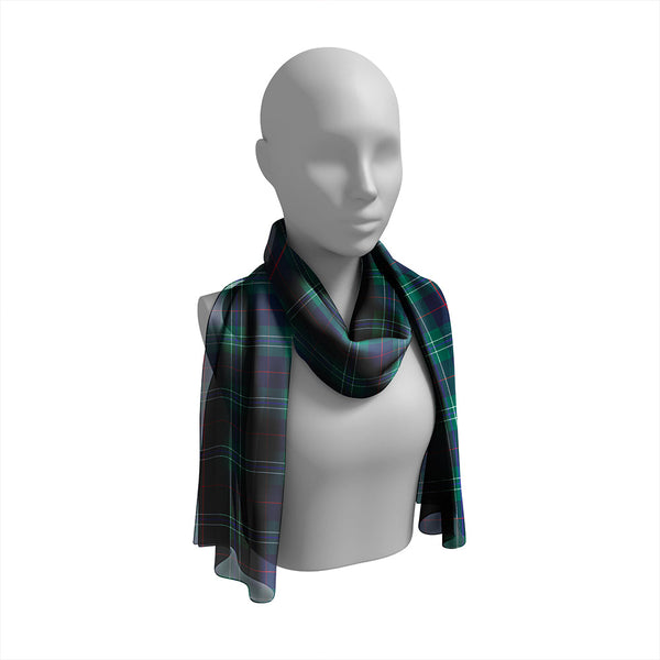 Hardie Modern Tartan Classic Silk Habotai Long Scarf