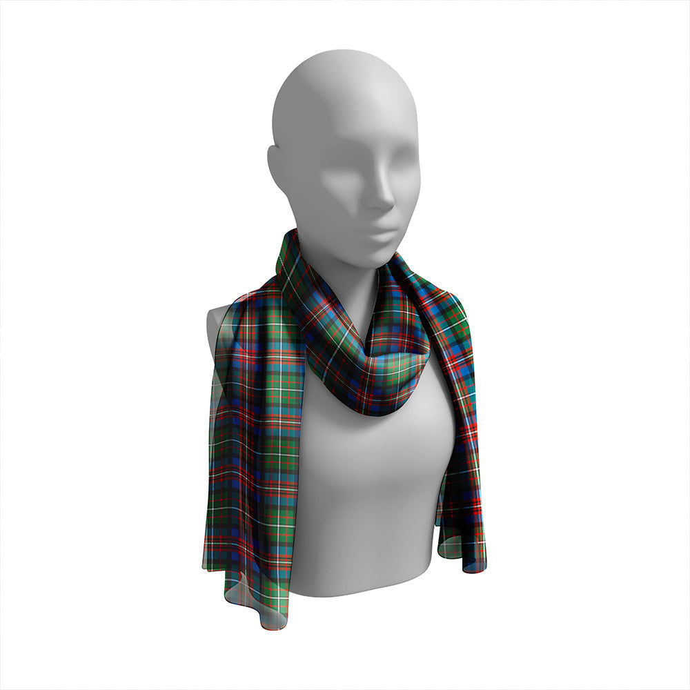 Hargis Ancient Tartan Classic Silk Habotai Long Scarf