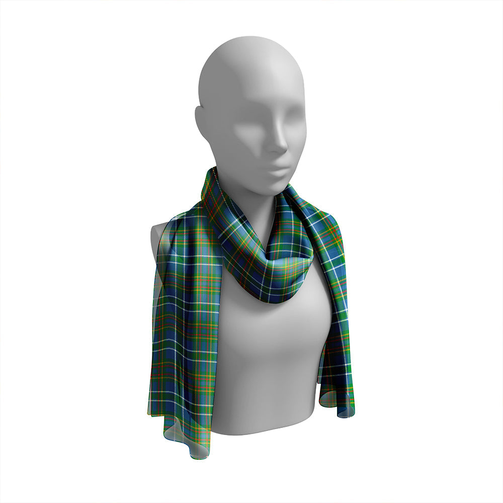 Harkness Hunting Ancient Tartan Classic Silk Habotai Long Scarf