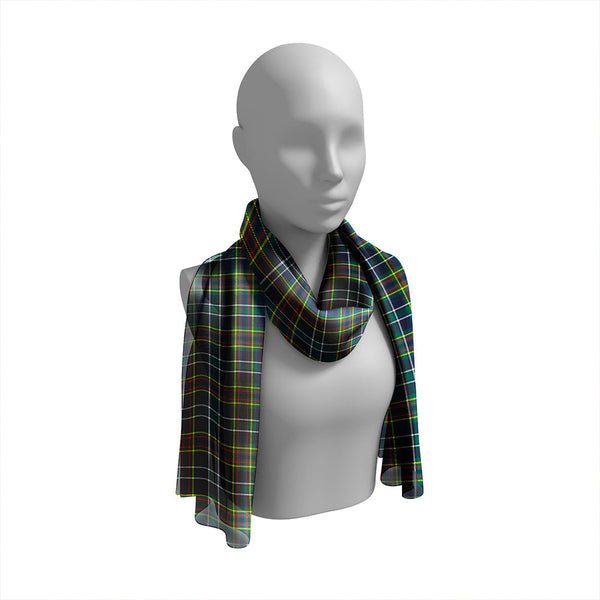 Harkness Hunting Modern Tartan Classic Silk Habotai Long Scarf