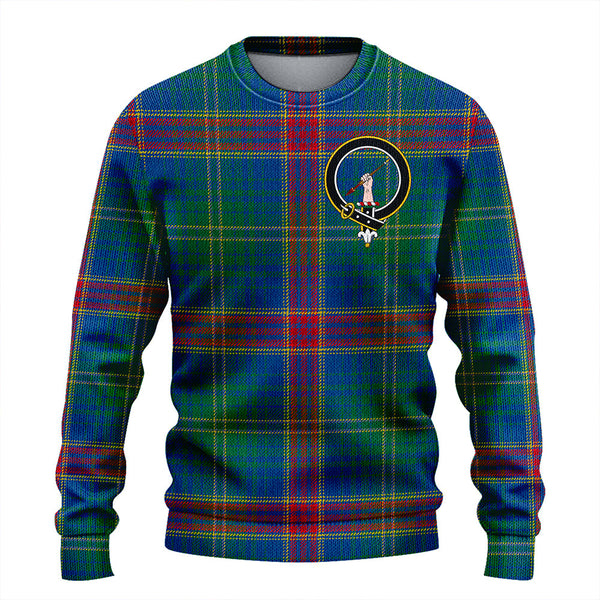 Hart Modern Clan Badge Tartan Knitted Sweater