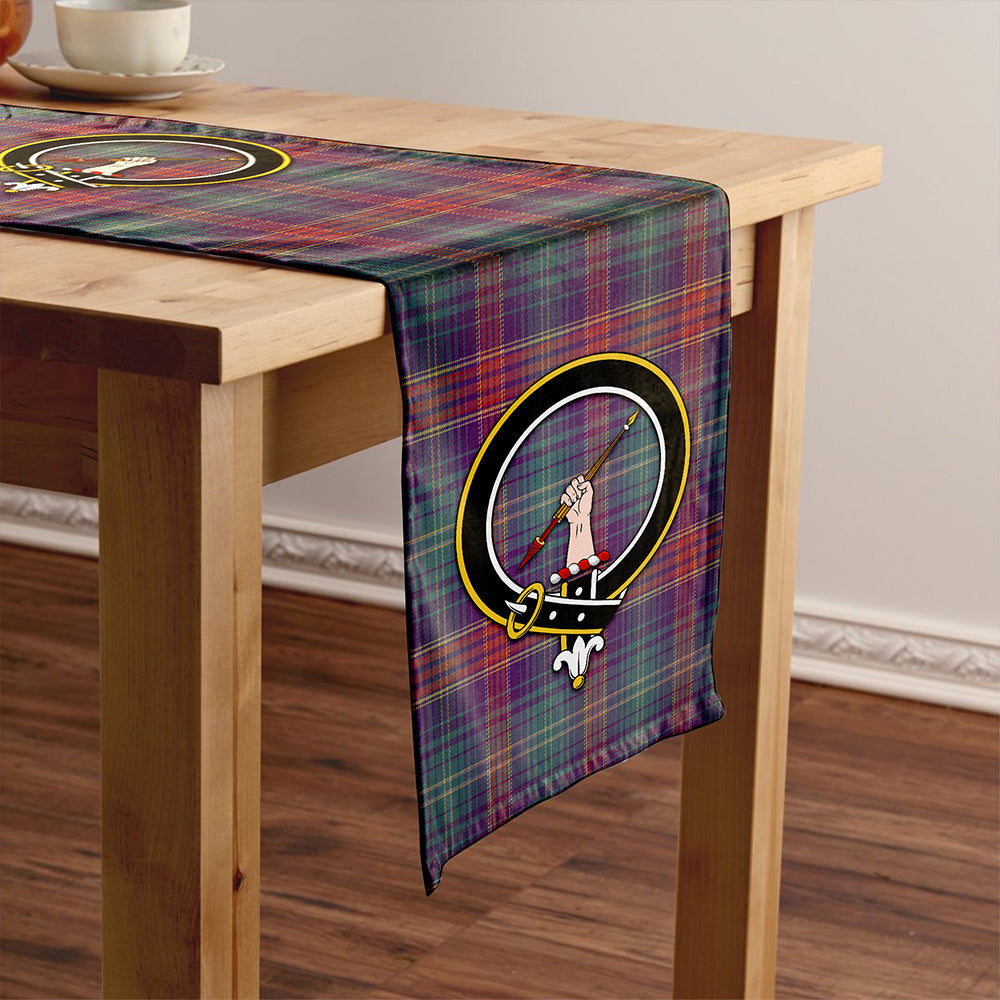 Hart Weathered Clan Badge Tartan Table Runner