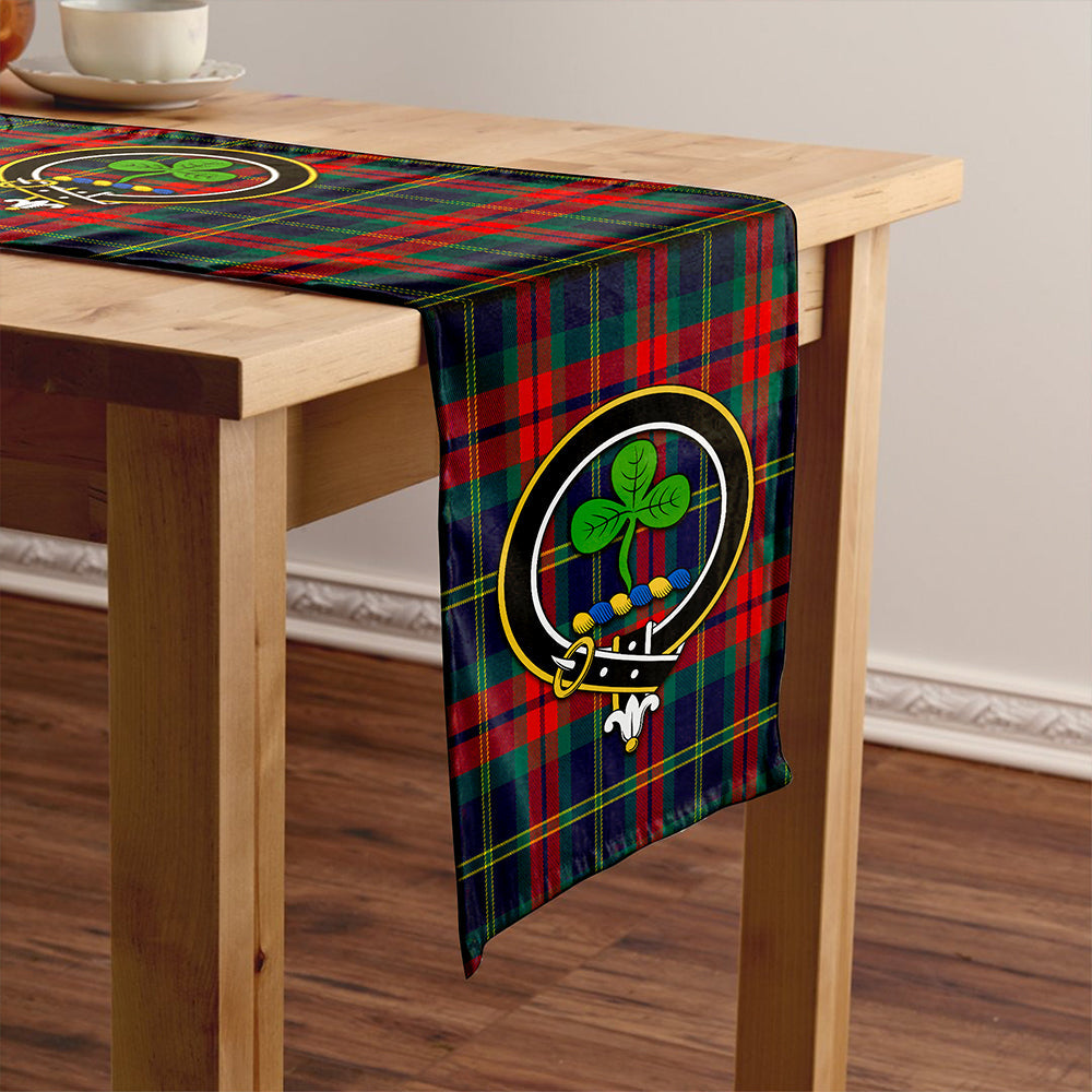 Harvey Modern Clan Badge Tartan Table Runner