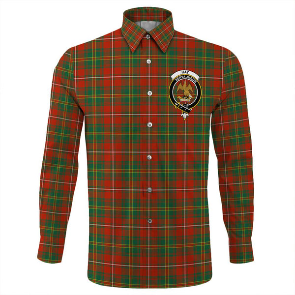 Hay Ancient Tartan Classic Crest Long Sleeve Button Shirt