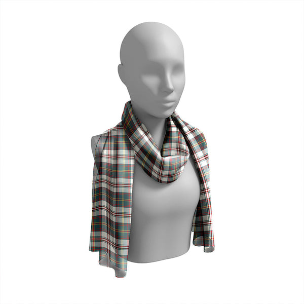 Hay Dress Weathered Tartan Classic Silk Habotai Long Scarf