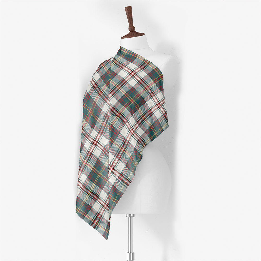 Hay and Leith Modern Tartan Classic Silk Habotai Square Scarf