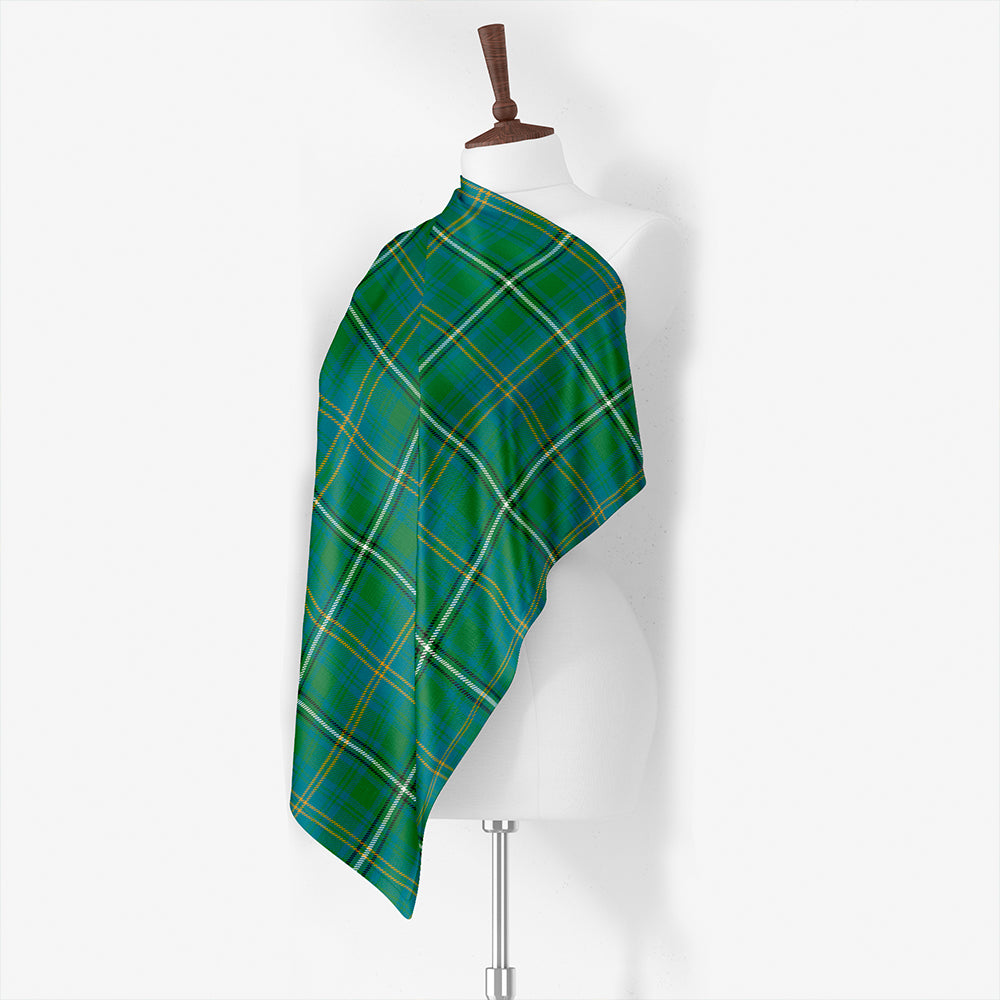 Hay and Leith Weathered Tartan Classic Silk Habotai Square Scarf