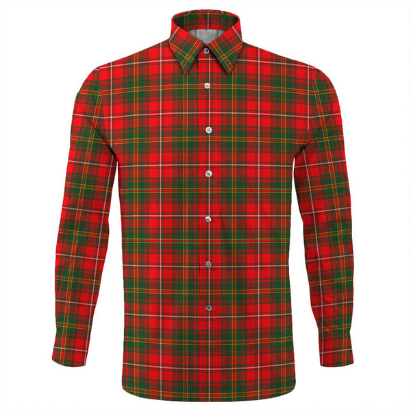 Hay Modern Tartan Classic Long Sleeve Button Shirt