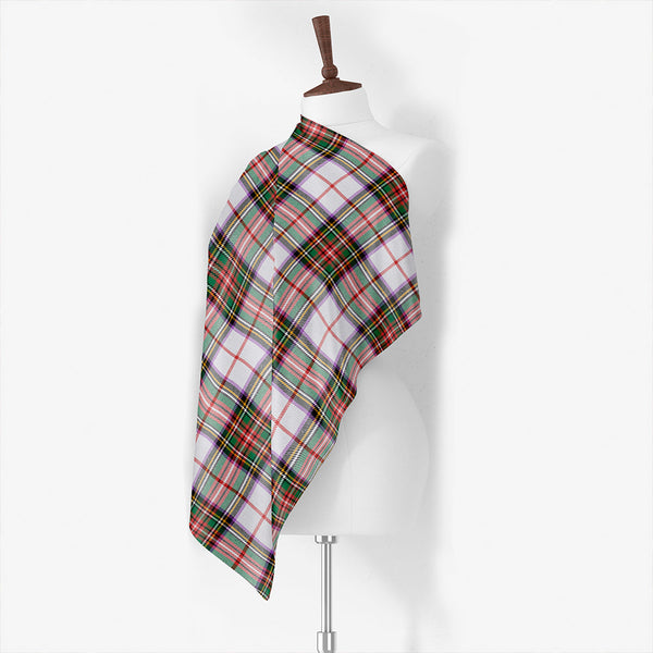 Harvey Weathered Tartan Classic Silk Habotai Square Scarf