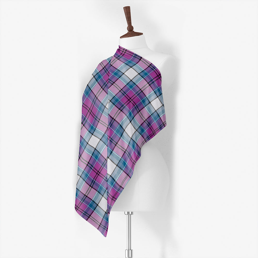 Healy Weathered Tartan Classic Silk Habotai Square Scarf