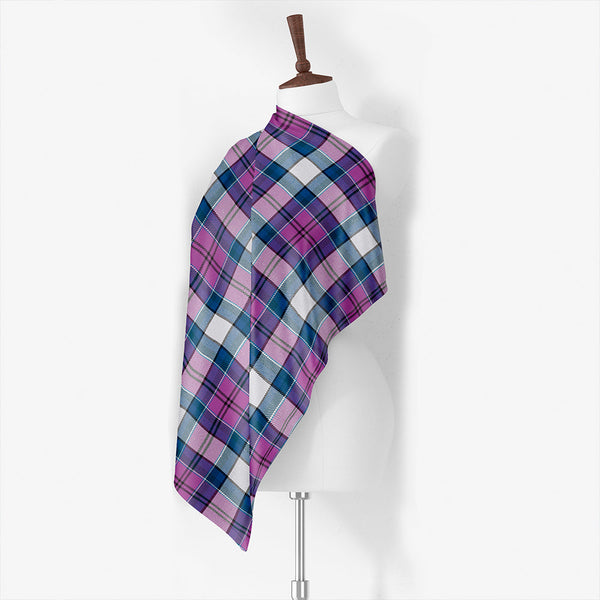 Hebridean Cairn Ancient Tartan Classic Silk Habotai Square Scarf