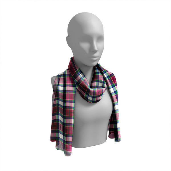 Hebridean Dress Arisaid Red Modern Tartan Classic Silk Habotai Long Scarf