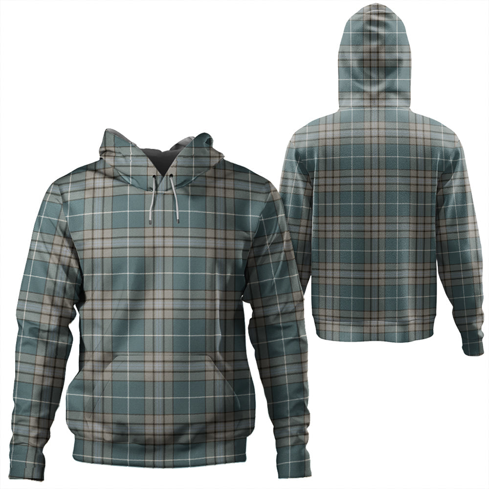 Hebridean Granite Weathered Tartan Classic Hoodie