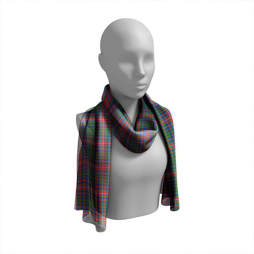 Hebridean Inner Hebrides Modern Tartan Classic Silk Habotai Long Scarf