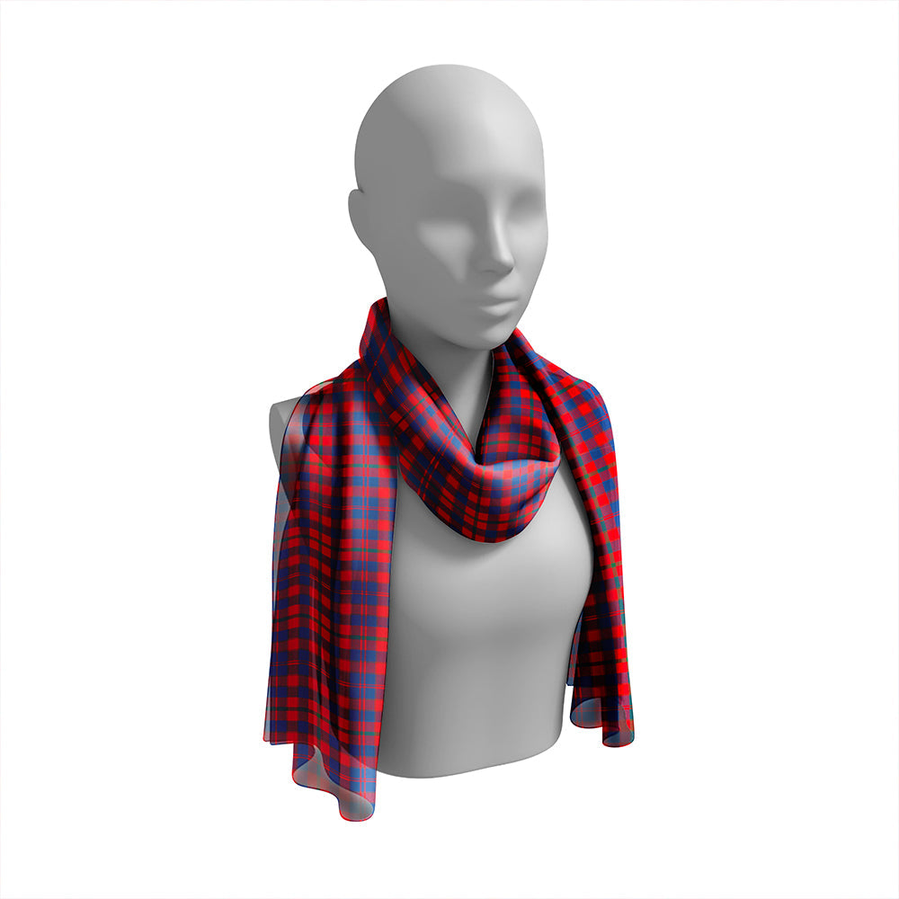 Hebrides #05 Modern Tartan Classic Silk Habotai Long Scarf