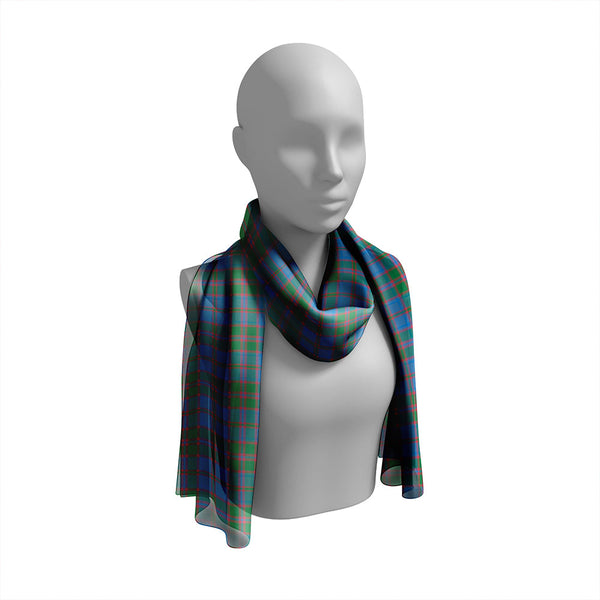 Hebrides #07 Ancient Tartan Classic Silk Habotai Long Scarf