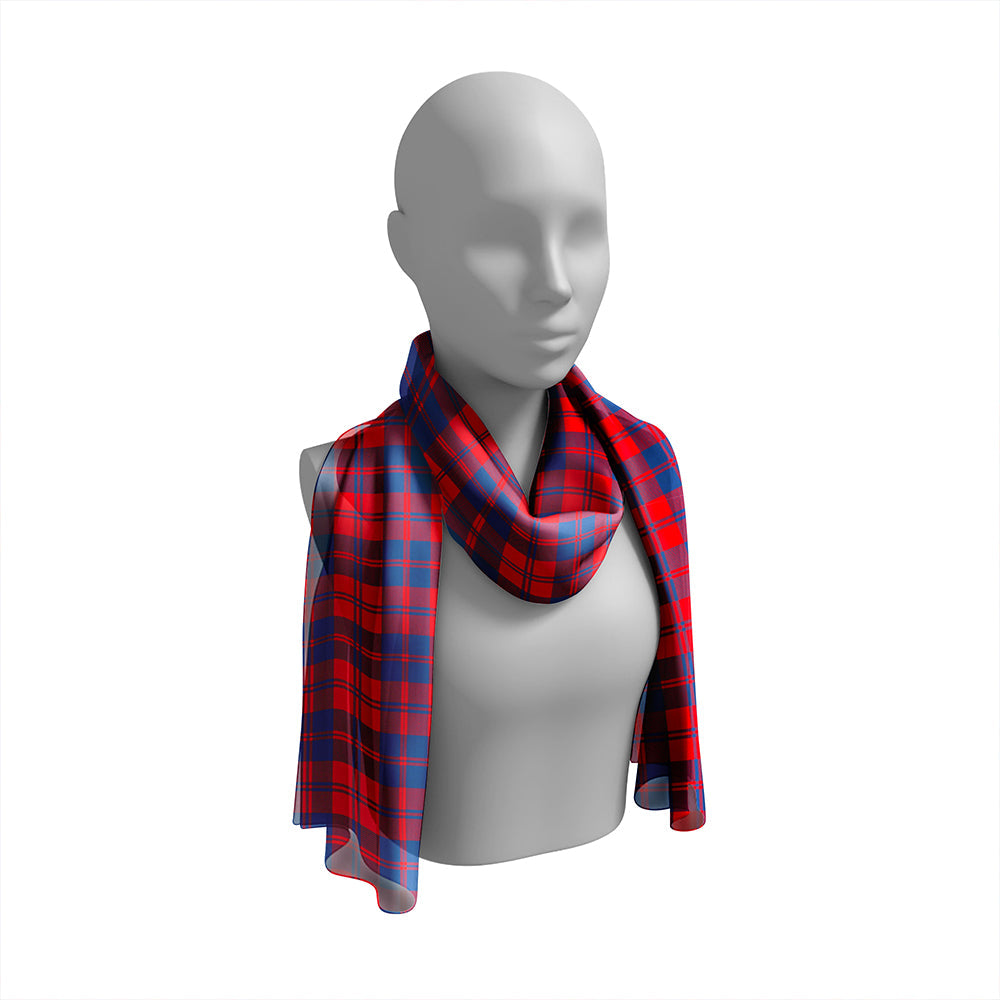 Hebrides #08 Modern Tartan Classic Silk Habotai Long Scarf