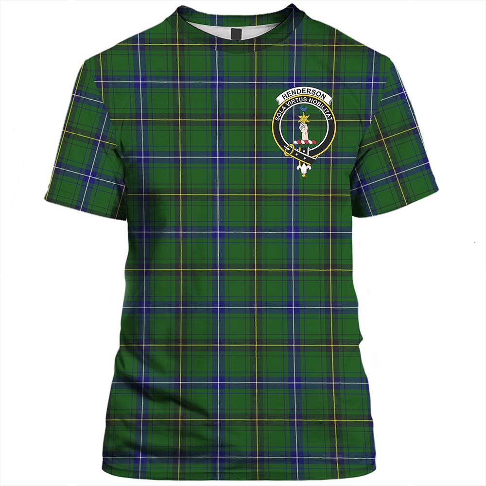 Henderson Modern Tartan Classic Crest T-Shirt