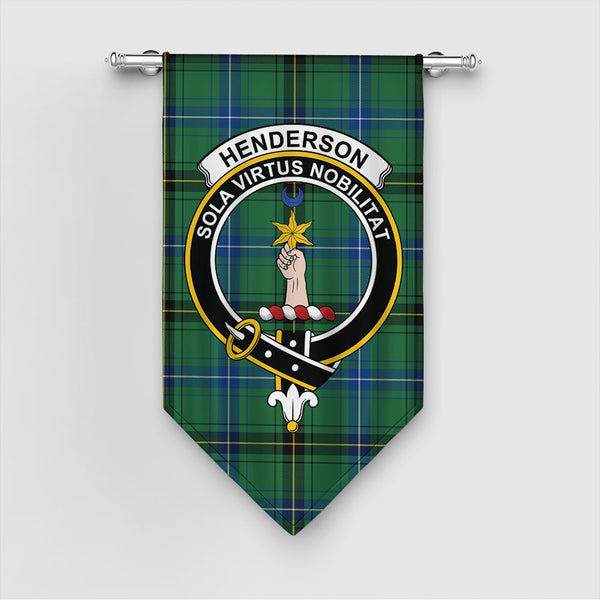 Henderson Ancient Tartan Classic Crest Gonfalon