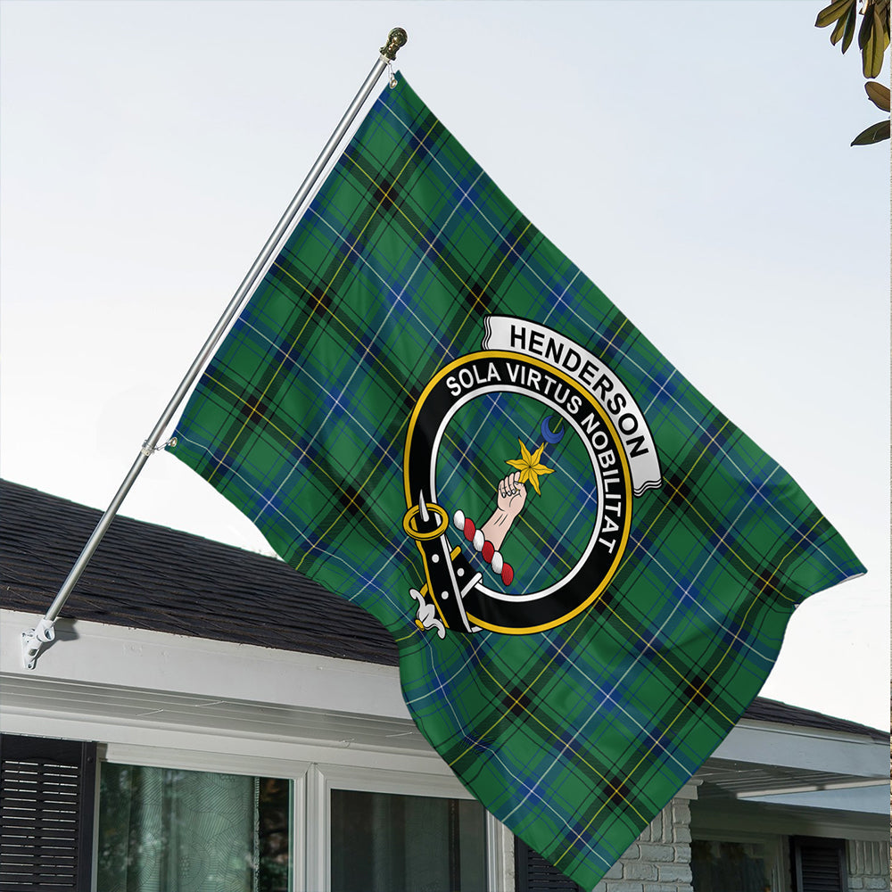 Henderson Ancient Classic Crest House Flag