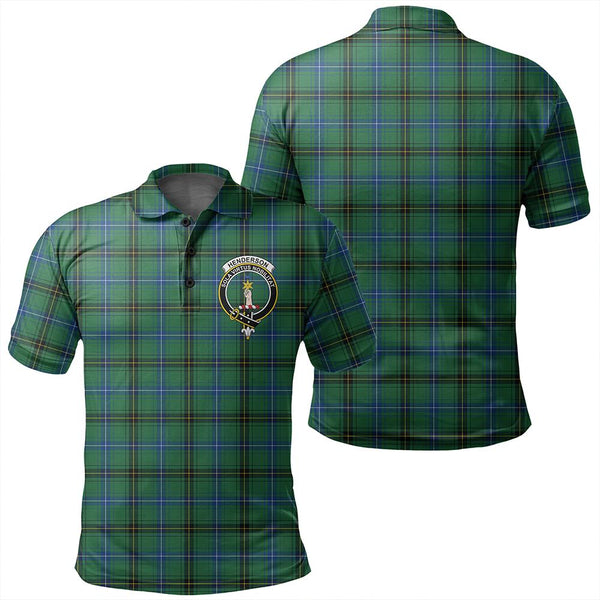 Henderson Ancient Tartan Classic Crest Polo Shirt