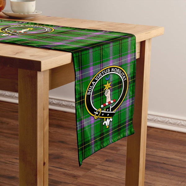 Henderson Ancient Clan Badge Tartan Table Runner