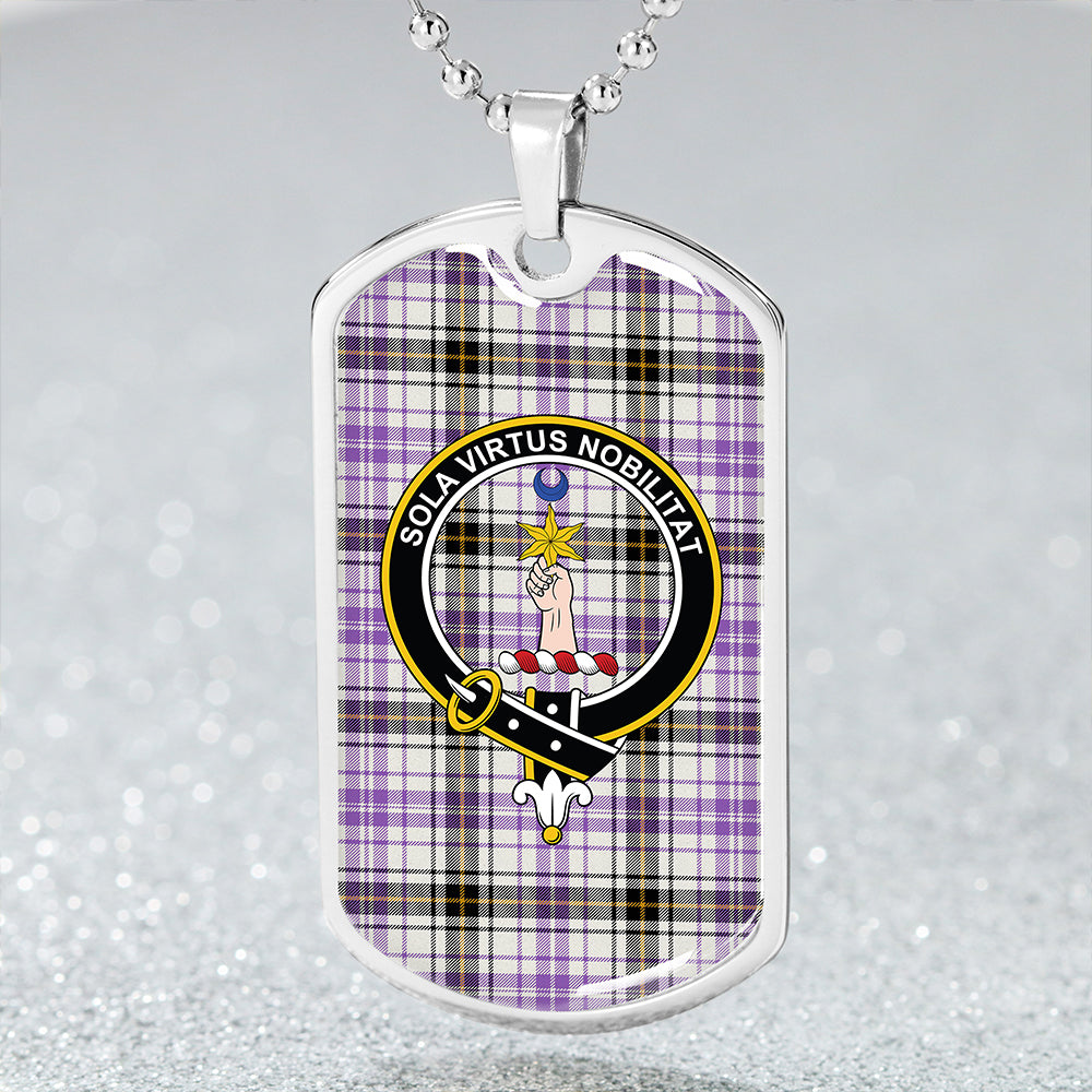 Henderson Dress Ancient Clan Badge Classic Tartan Dog Tag Necklace