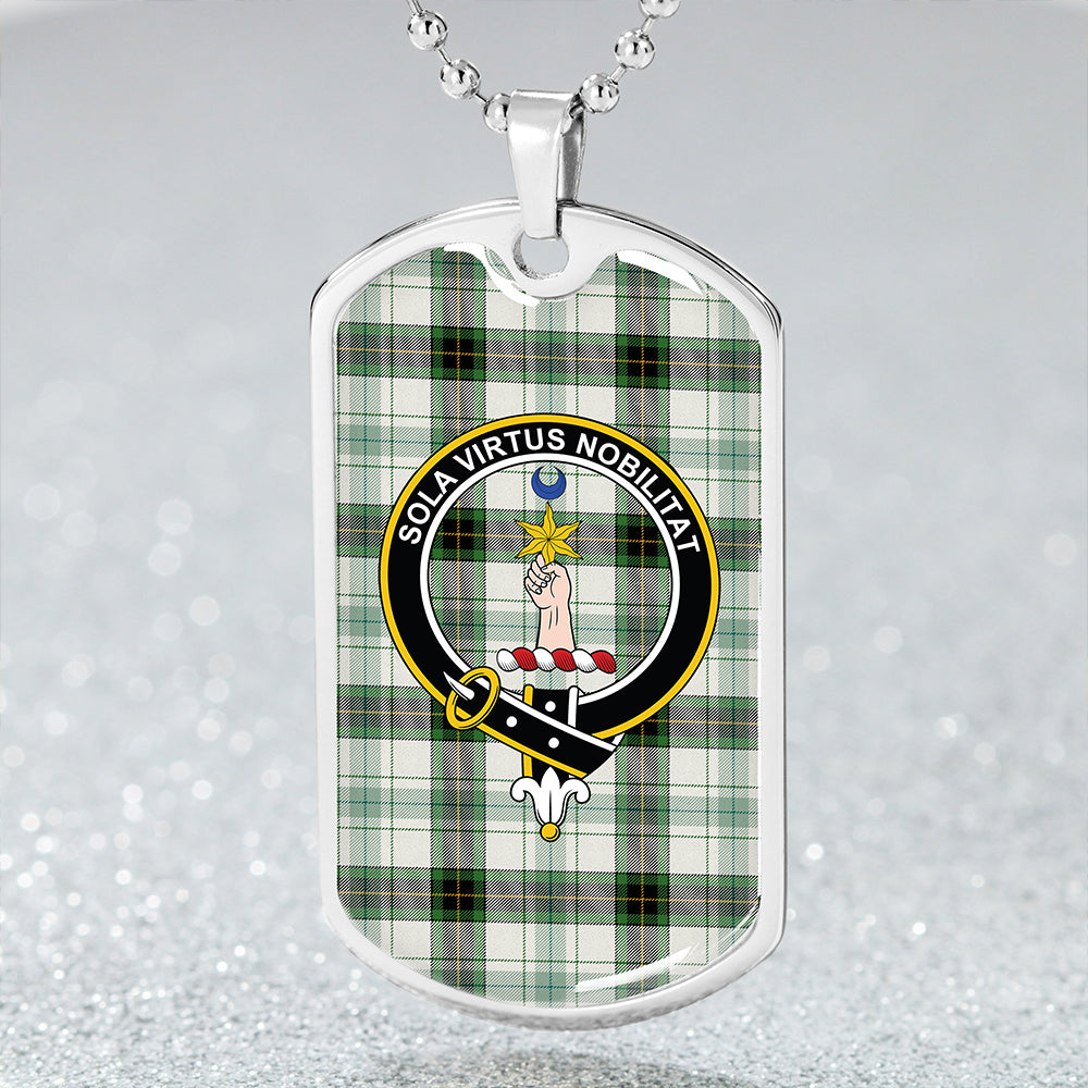 Henderson Dress #2 Ancient Clan Badge Classic Tartan Dog Tag Necklace