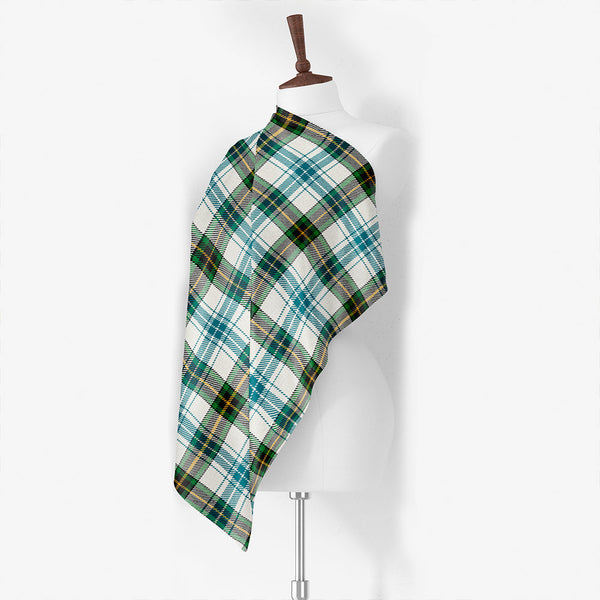 Henderson Dress #2 Weathered Tartan Classic Silk Habotai Square Scarf