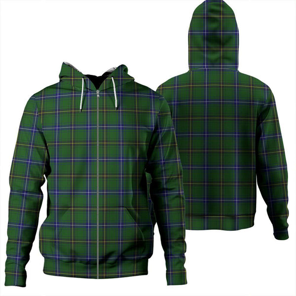 Henderson Modern Tartan Classic Zipper Hoodie