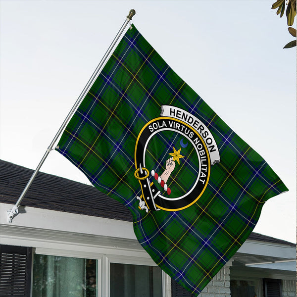 Henderson Modern Classic Crest House Flag