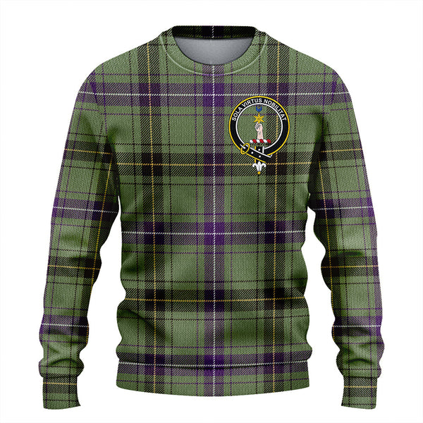 Henderson Weathered Clan Badge Tartan Knitted Sweater