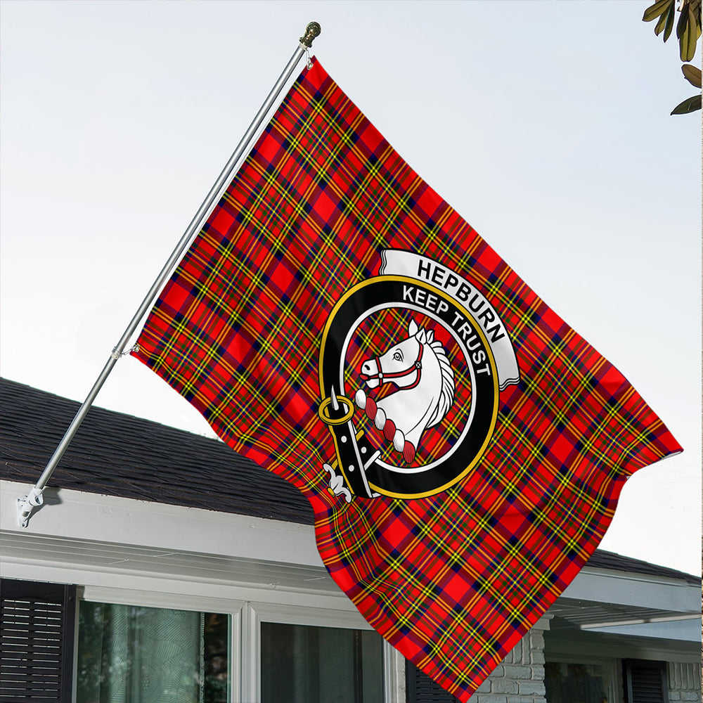 Hepburn Classic Crest House Flag