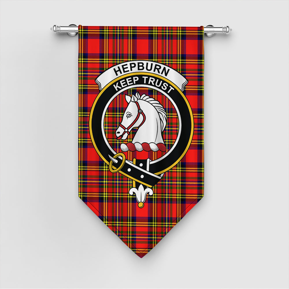 Hepburn Tartan Classic Crest Gonfalon