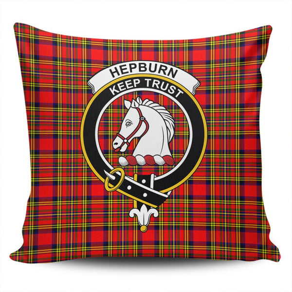 Hepburn Tartan Classic Crest Pillow Cover