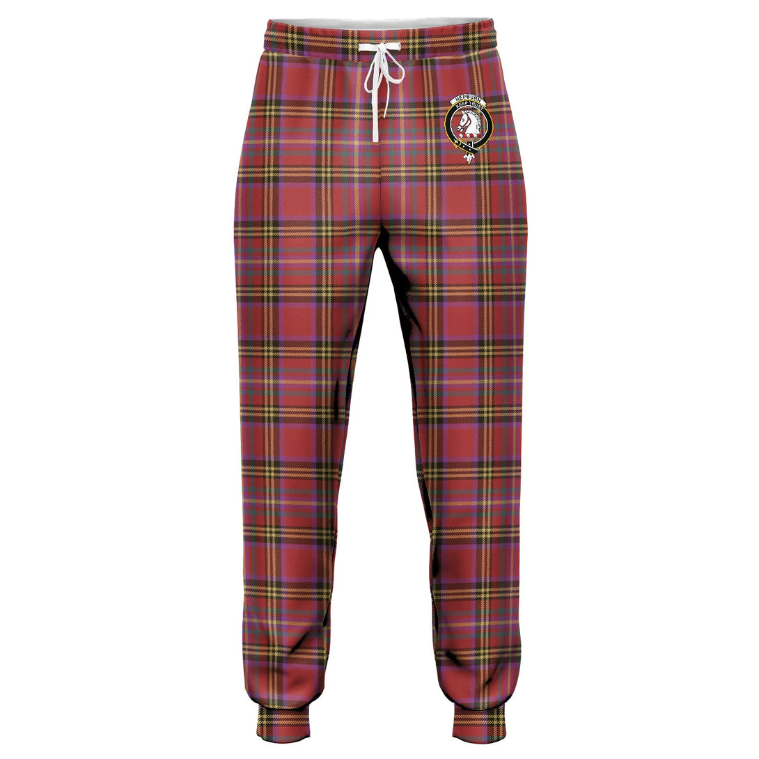 Hepburn Weathered Clan Badge Tartan Jogger Pants