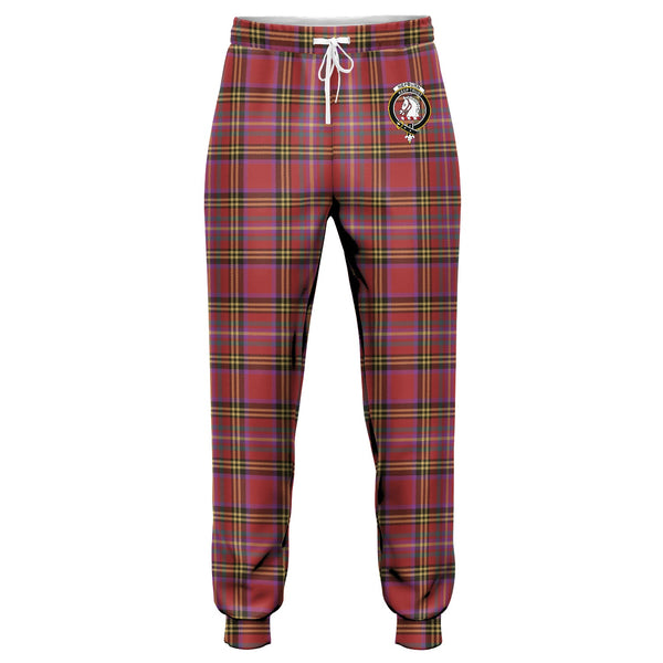 Hepburn Weathered Clan Badge Tartan Jogger Pants