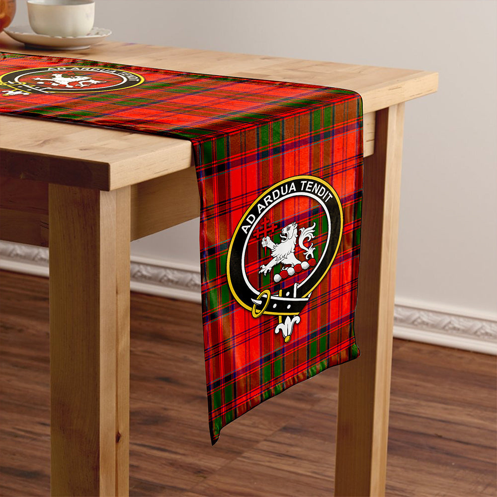 Heron Clan Badge Tartan Table Runner