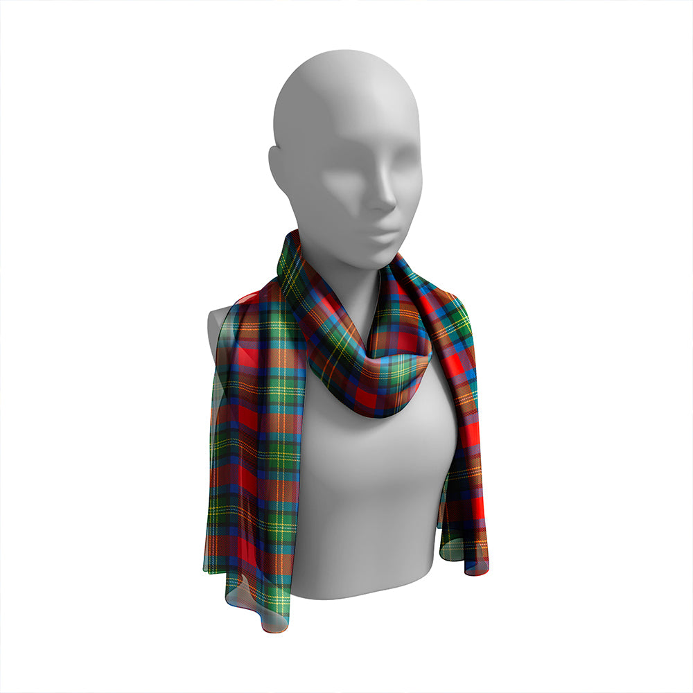 Hewitt Ancient Tartan Classic Silk Habotai Long Scarf