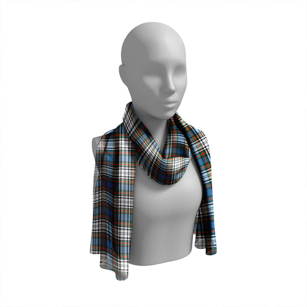 Highfield Dress Ancient Tartan Classic Silk Habotai Long Scarf