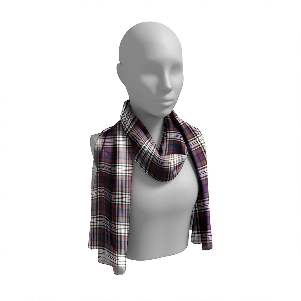 Highfield Dress Weathered Tartan Classic Silk Habotai Long Scarf