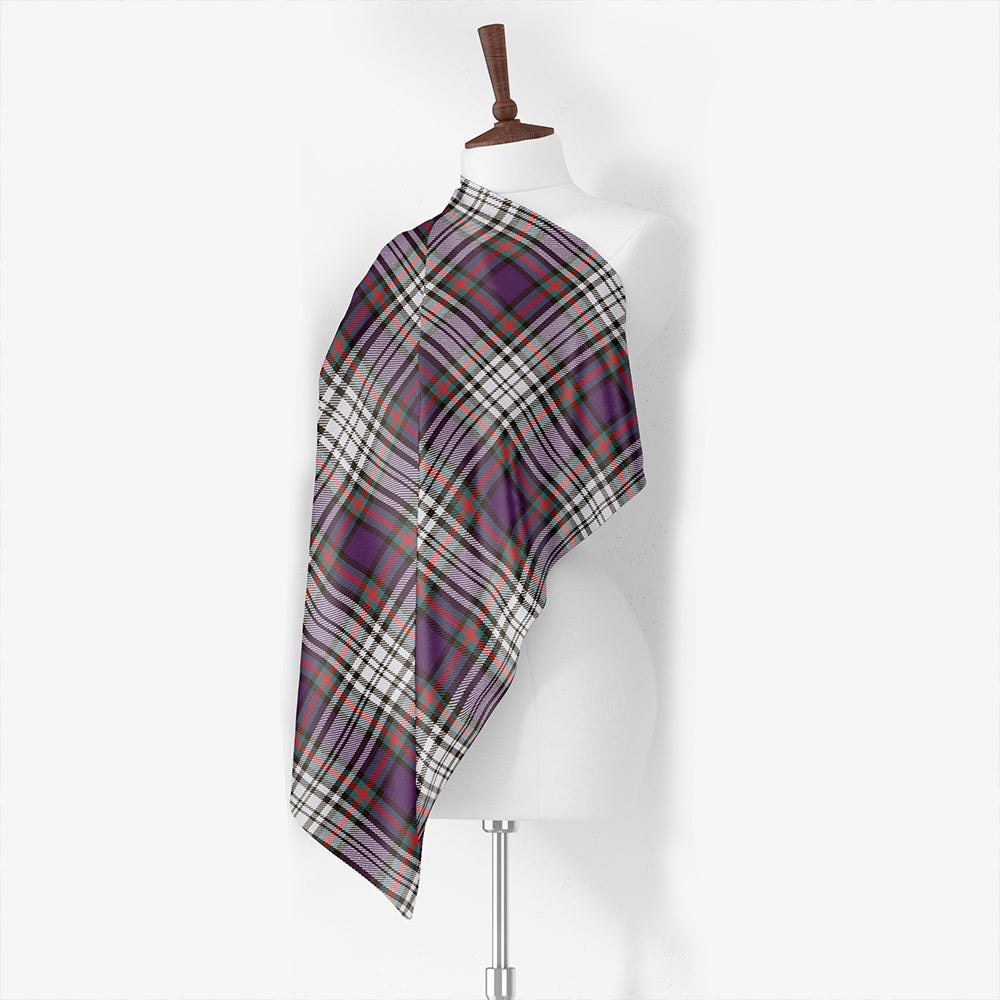 Hewitt Weathered Tartan Classic Silk Habotai Square Scarf