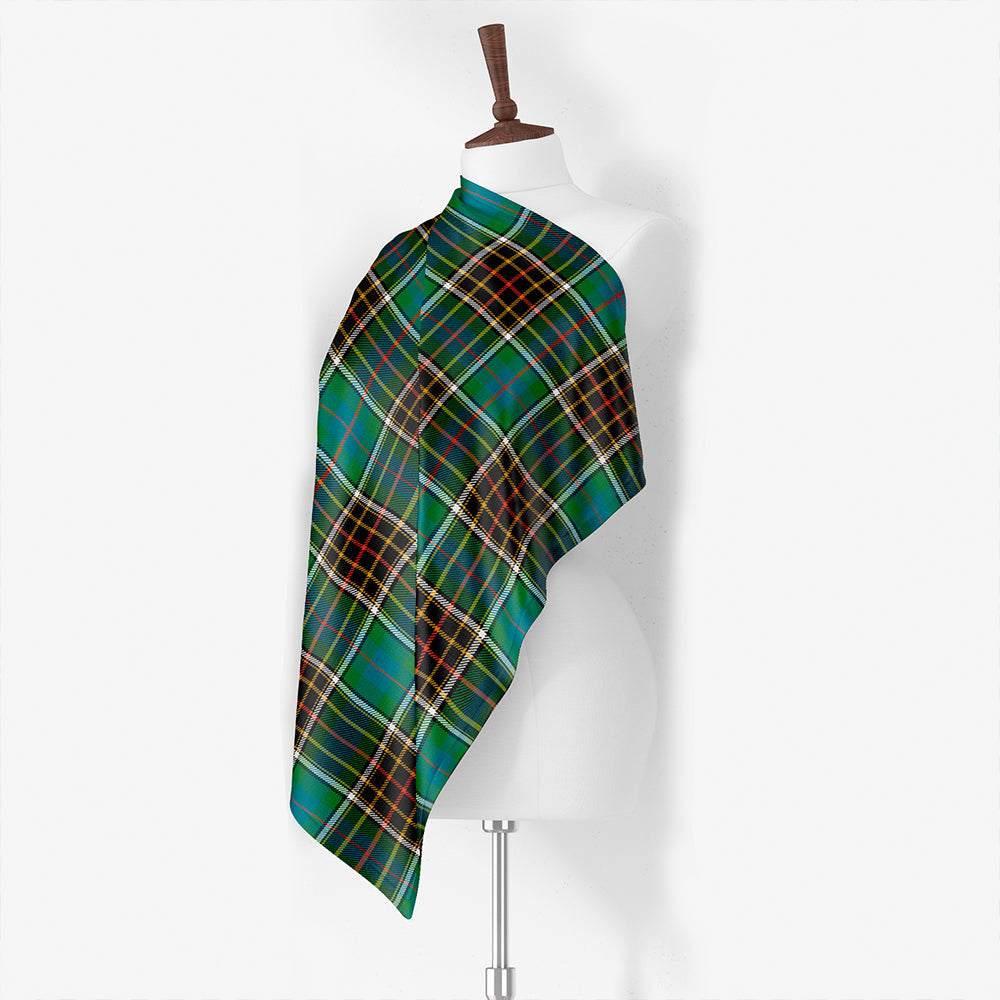 Highfield Hunting Modern Tartan Classic Silk Habotai Square Scarf