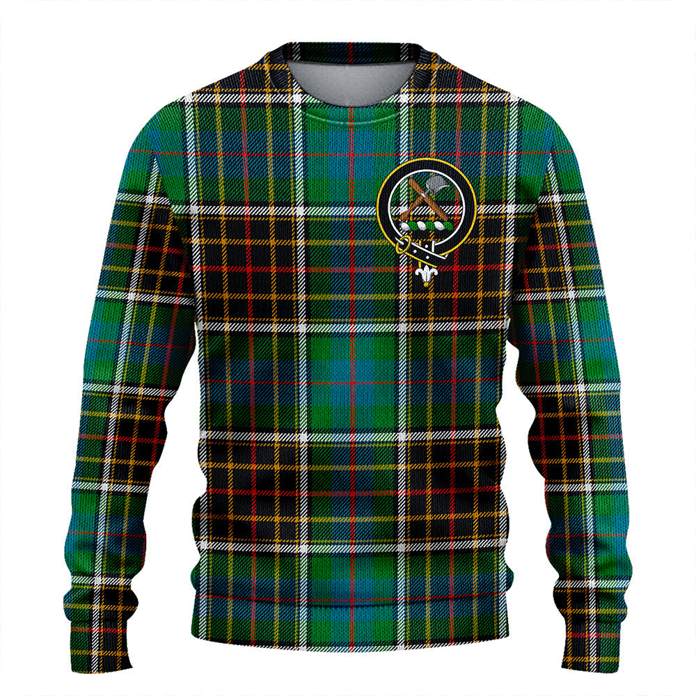 Hislop #2 Ancient Clan Badge Tartan Knitted Sweater