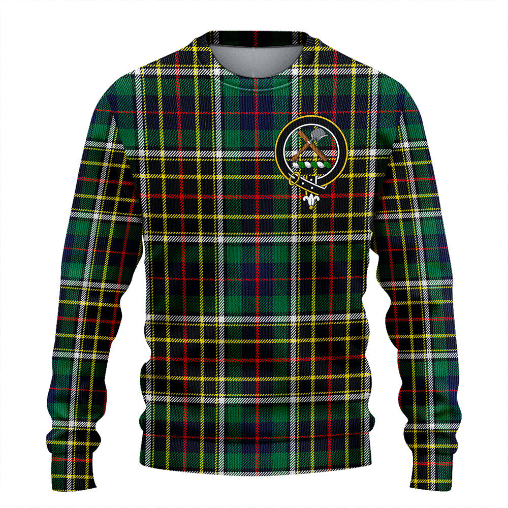 Hislop #2 Modern Clan Badge Tartan Knitted Sweater