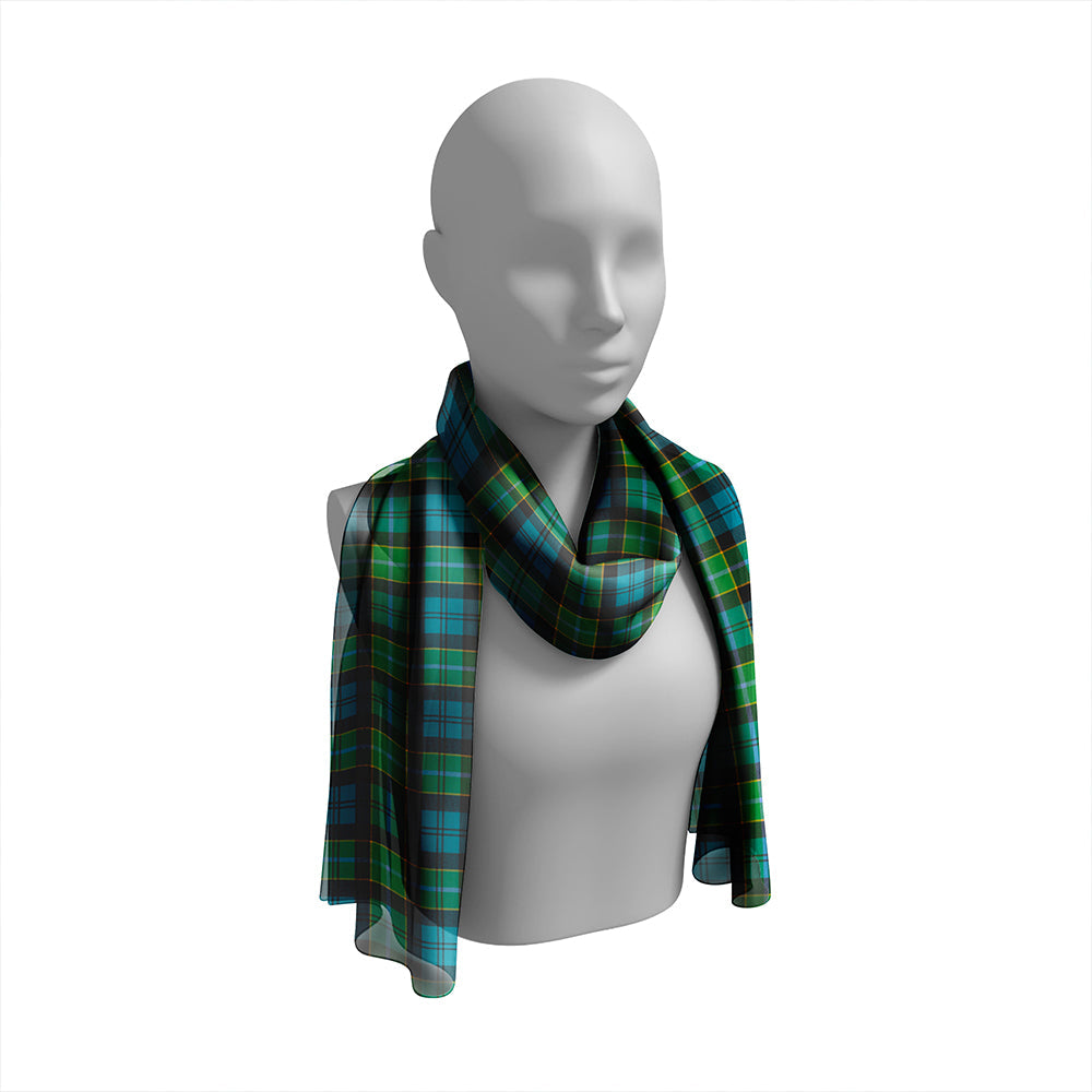 Hogarth Ancient Tartan Classic Silk Habotai Long Scarf