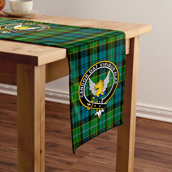 Hogarth Ancient Clan Badge Tartan Table Runner