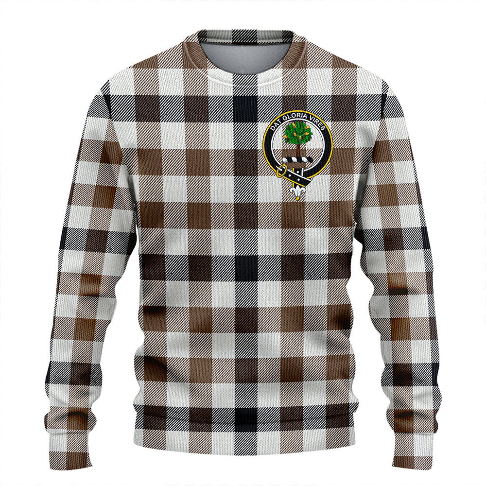 Hogg Ancient Clan Badge Tartan Knitted Sweater